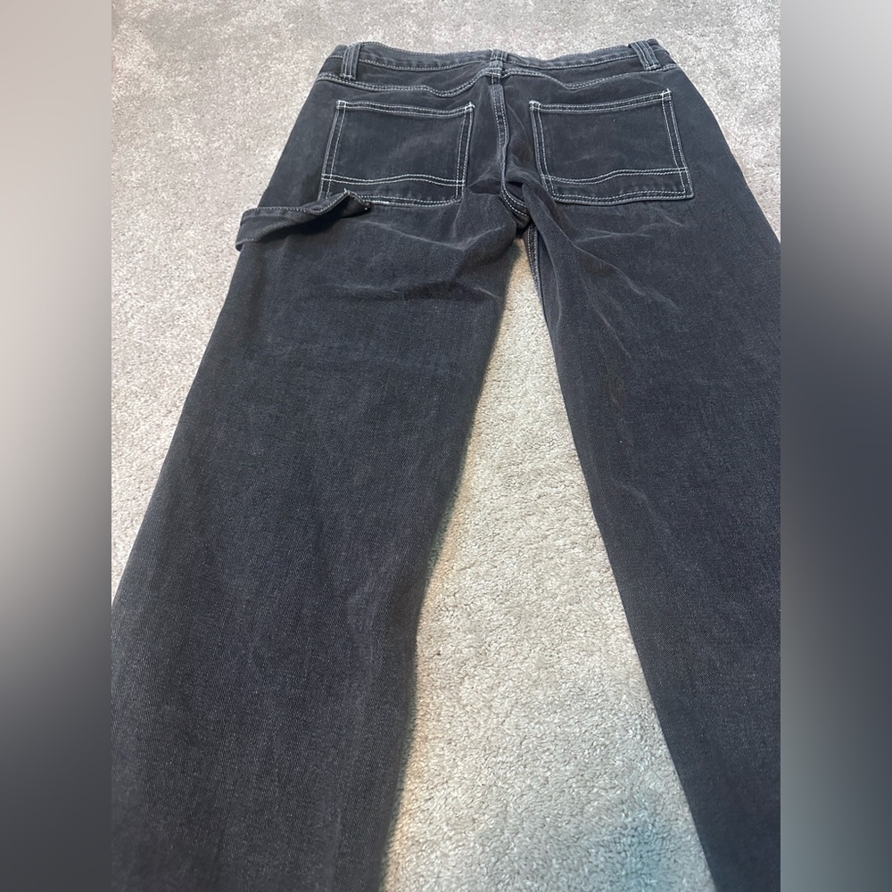 Women's Black Flare & Wide Leg Jeans - Picture 3 of 7